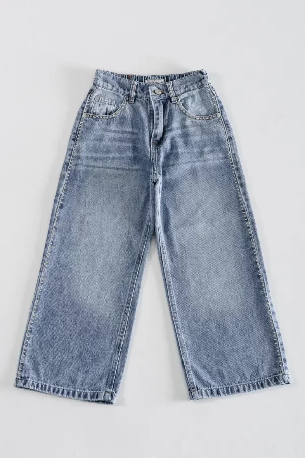 Producto - Jeans Wide Leg tachas