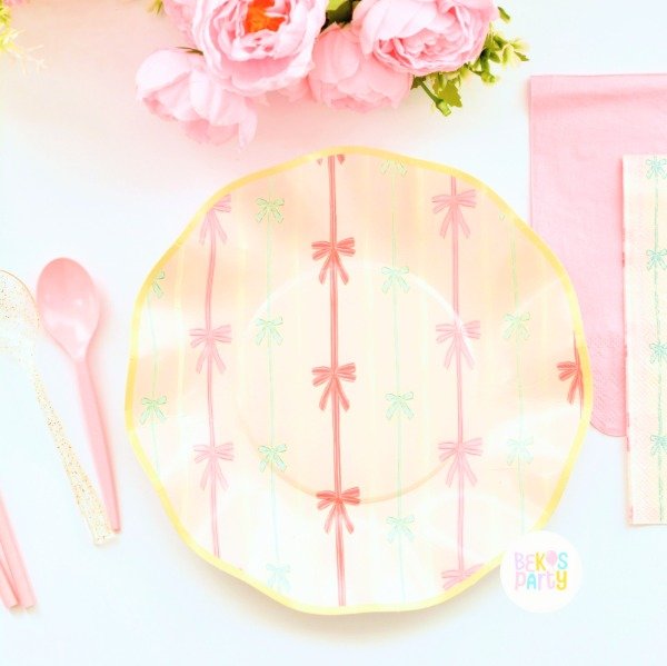 Producto - Platos Moños coquette x 5