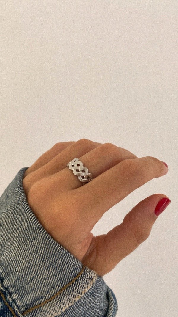 Producto - Anillo Trini acero . REGULABLE A ELECCIÓN