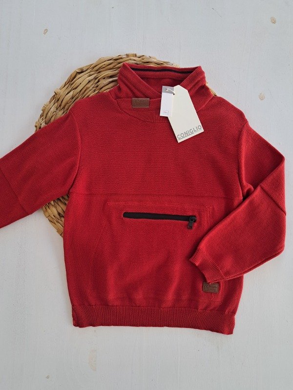 Producto - Sweater Coniglio con cuello rojo