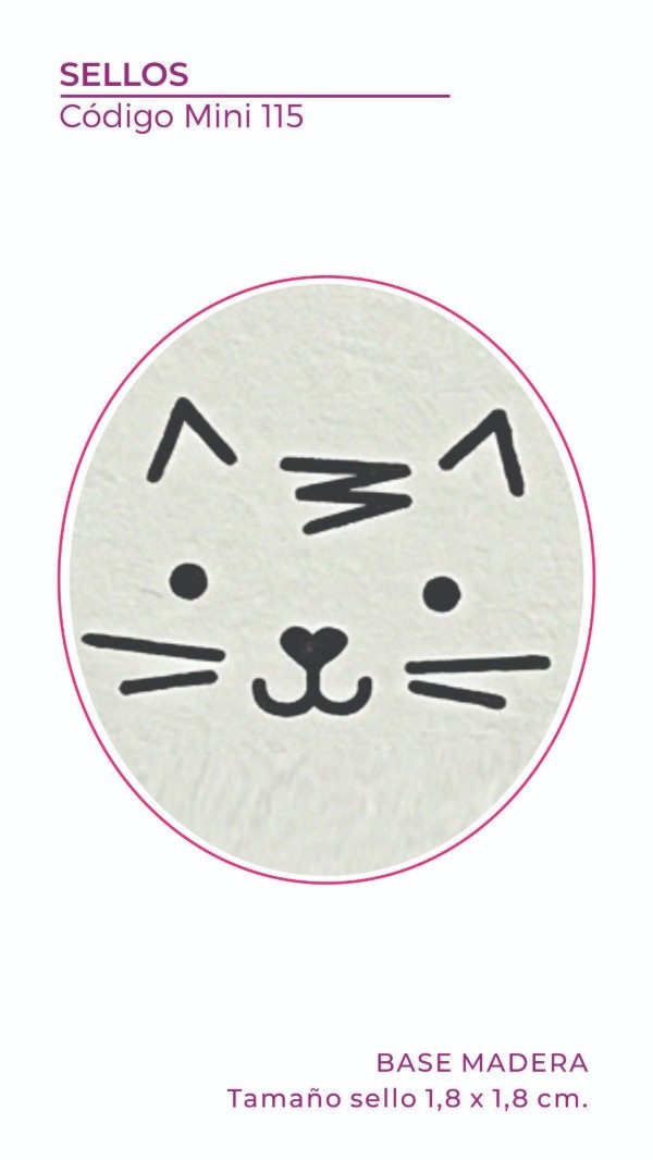 Producto - Mini Sello 115 - Gato