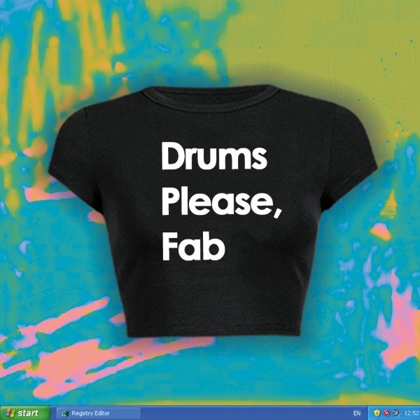 Producto - DRUMS PLEASE, FAB - Baby tee