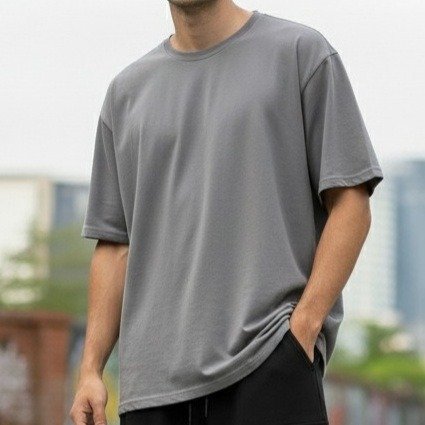 Producto - REMERA OVER - GRIS TOPO