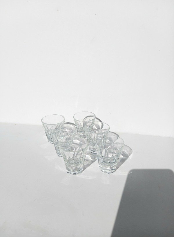 Producto - Juego de seis vasos shot de cristal