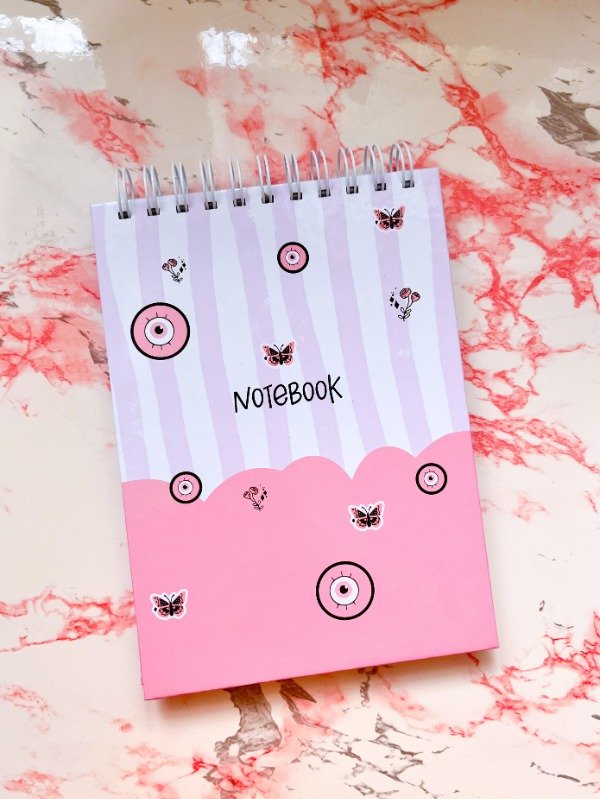 Producto - CUADERNO ESTILO BULLET JOURNAL ANILLADO ARRIBA MAGICA ROSA