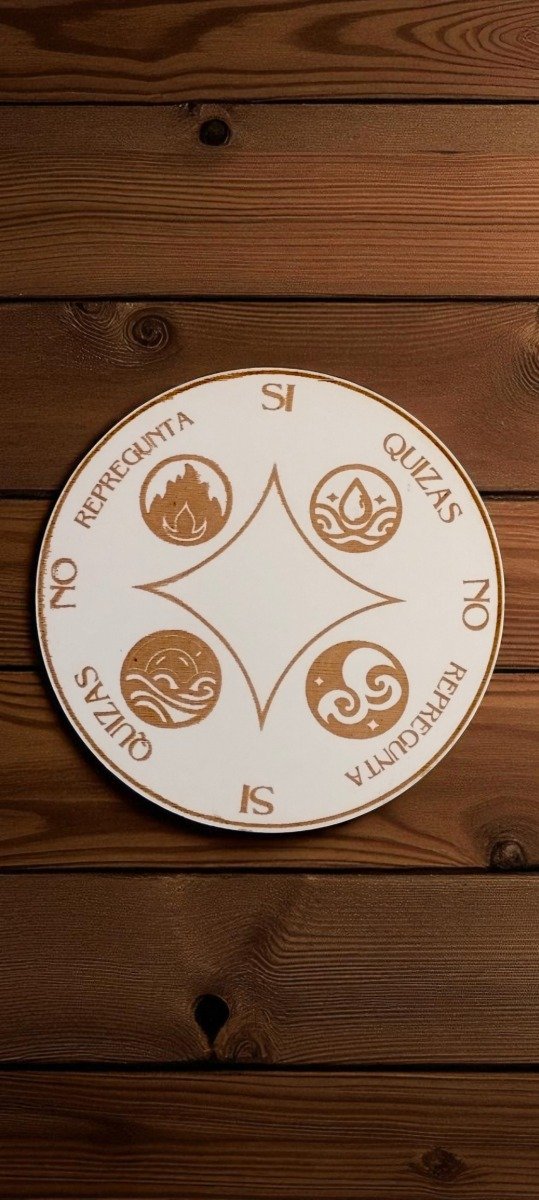 Producto - Tabla para Péndulos Cuatro elementos Rombo