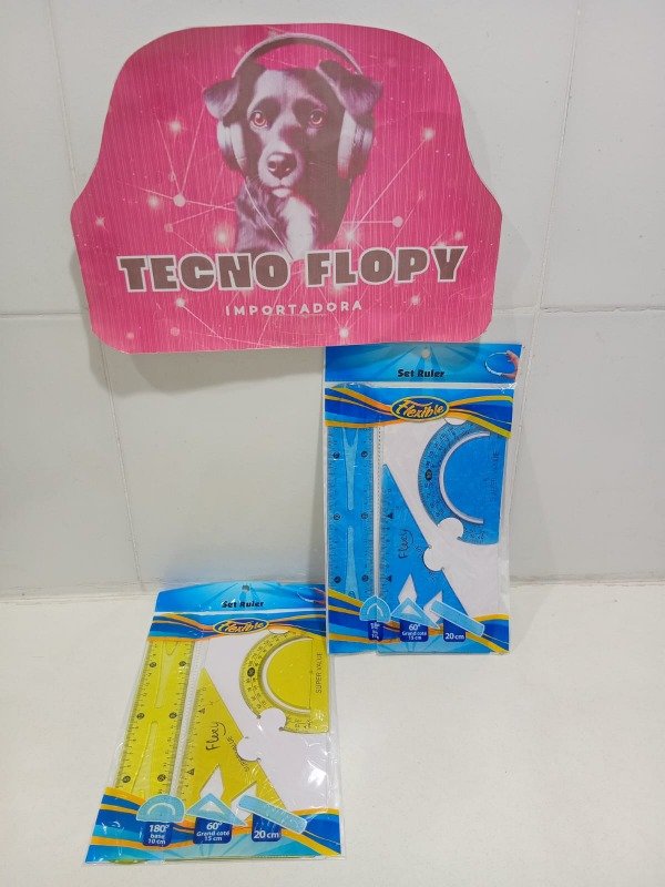 Producto - set geometría flexible 20cm