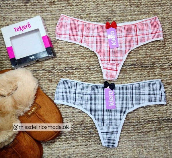 Producto - Pack X2 Bombachas Culoteless de Algodon Kiero 2237