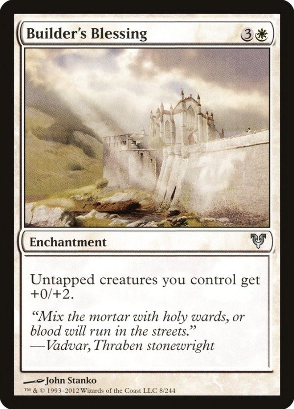 Producto - Builder's Blessing  Avacyn Restored