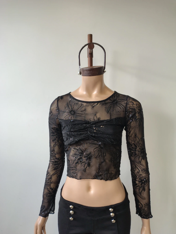 Producto - Remera tul flores