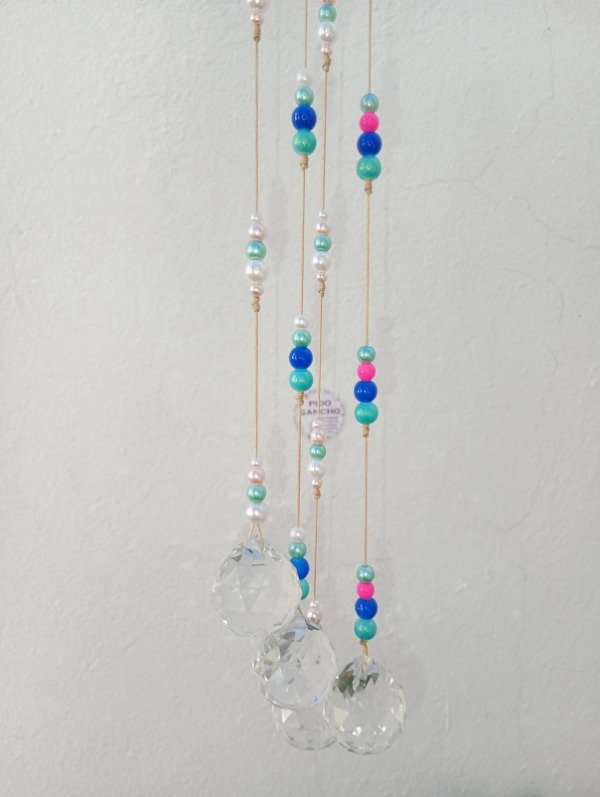 Producto - Atrapasol hilo con perlas y cuentas espaciadas- 3 cm