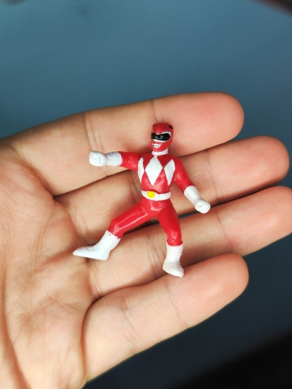 Producto - Red Ranger Mini Figura x1 - Tombola 4 cm España - 4