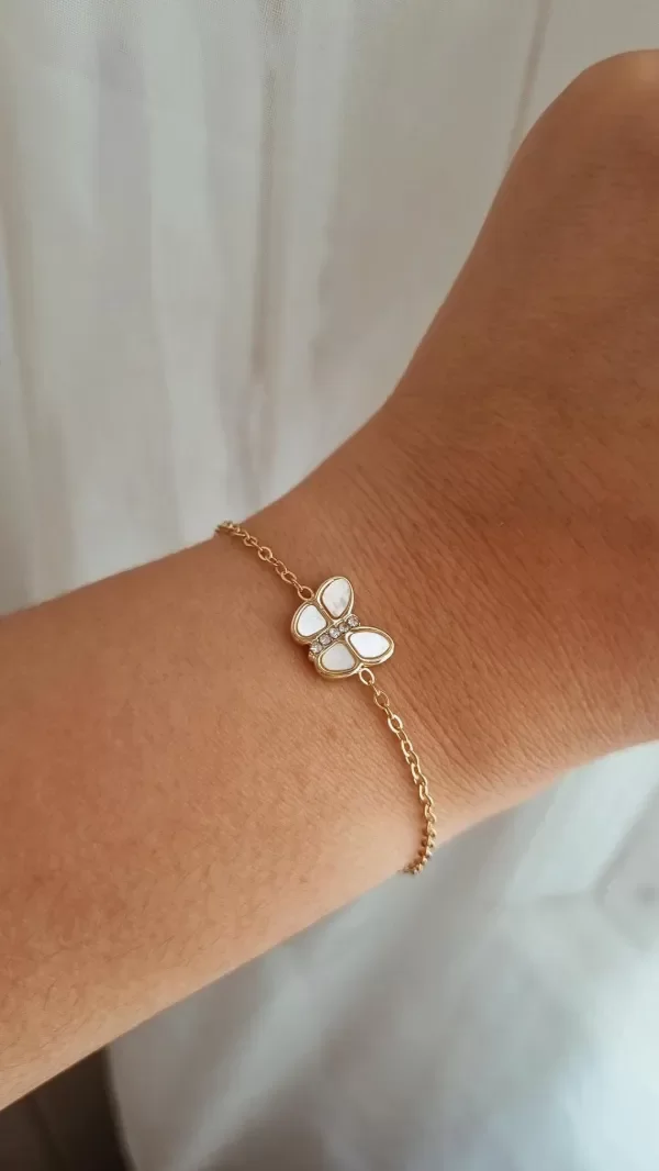 Producto - Pulsera mariposa nacar ad
