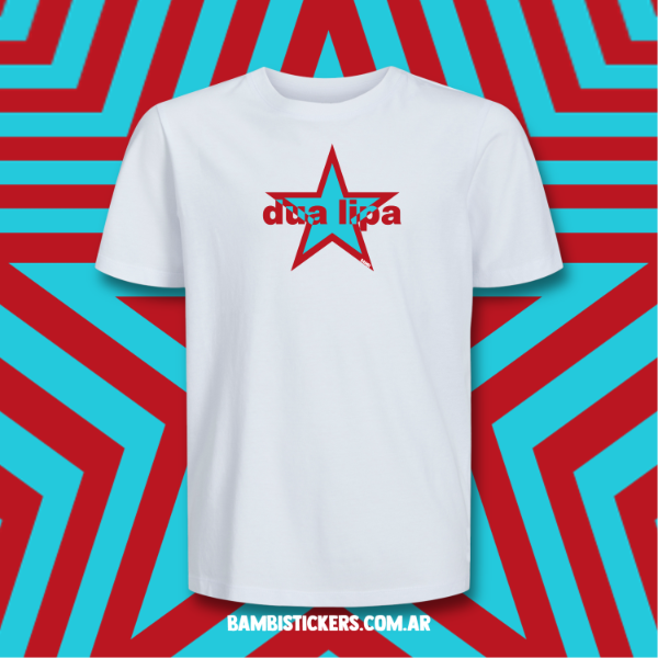 Producto - Remera Dua Lipa Estrella