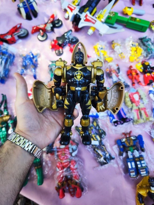 Producto - Dino Trueno Black Dino Zord Morphin Ranger Brachio Power Ranger - 0