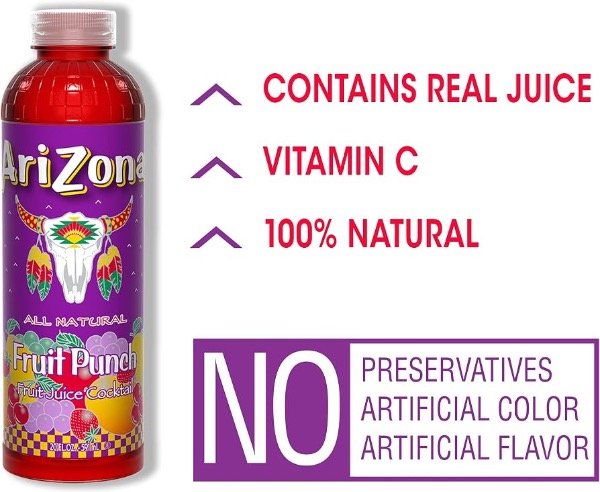 Producto - Jugo ARIZONA sabor fruit punch - 2