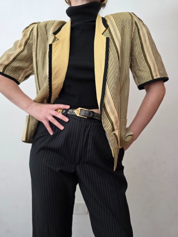 Blazer a rayas amarillo — imagen 9