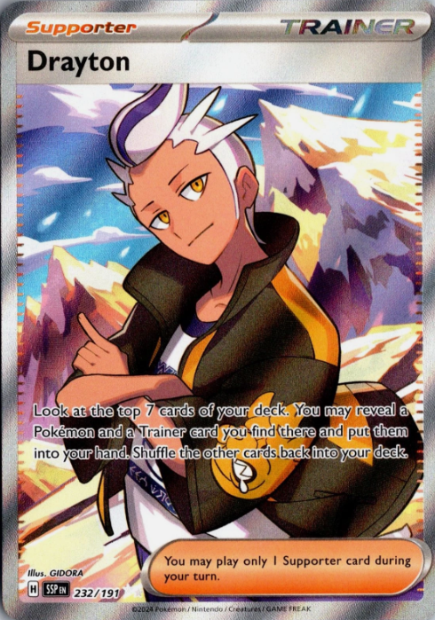 Producto - Drayton - 232/191 - Surging Sparks - Holo