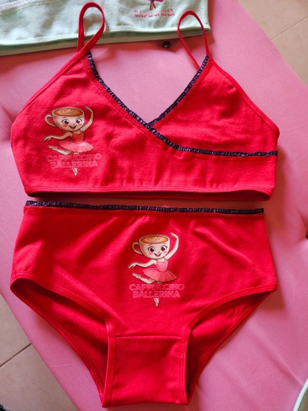 Producto - Conjunto NENA INICIAL Algodón BALLERINA CAPUCHINA - 5