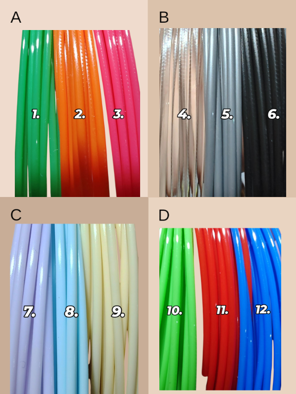 Producto - Filamentos para lápiz 3D pack por 3 rollos de 5mts