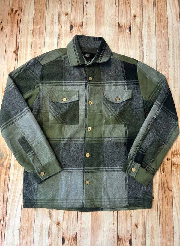 Producto - Camisaco Cuadros Verde