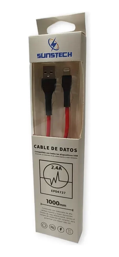 Producto - CABLE DE DATOS 2.4A / SUNSTECH