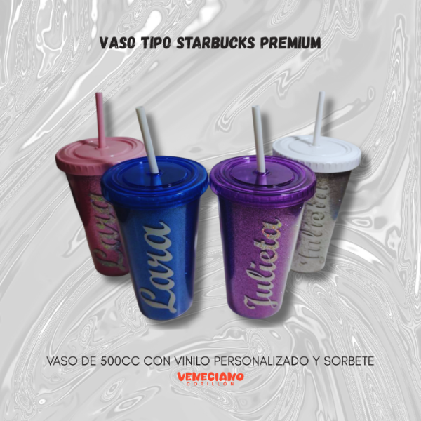 Producto - Vaso tipo Starbucks Glitter