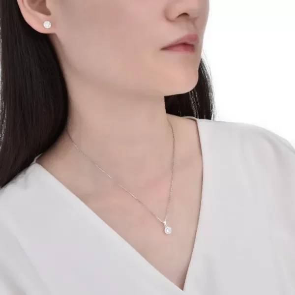 Producto - Conjunto Tiara - ( Aros y dije) - 1