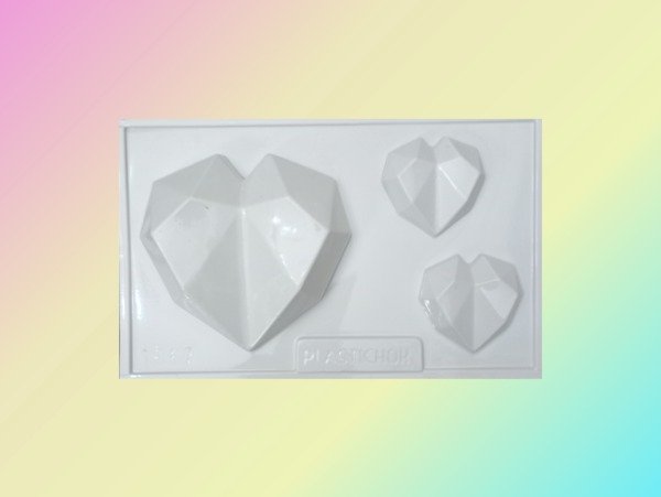 Producto - Placa corazón diamante y corazones