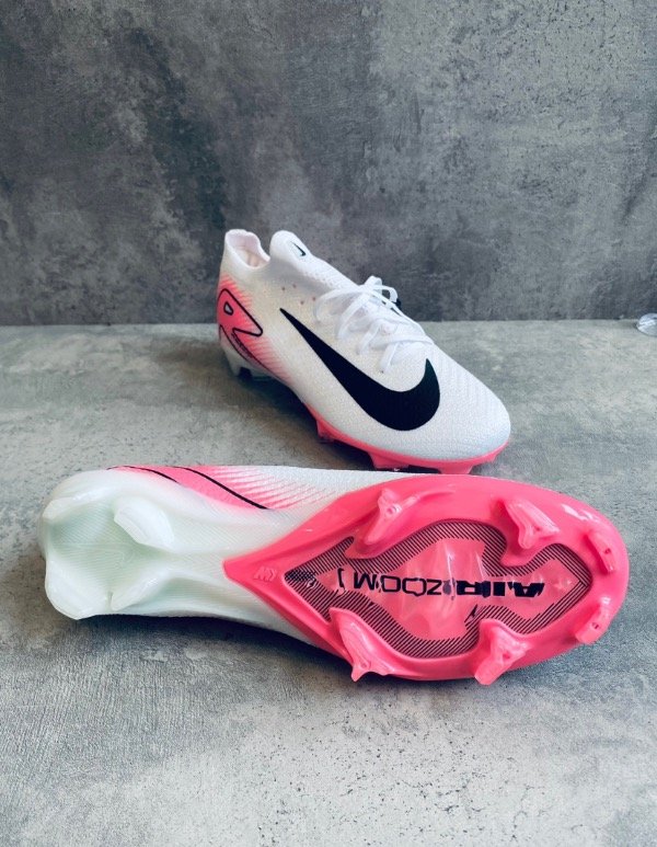 Producto - NK AIR ZOOM MERCURIAL VAPOR 16  blanco y rosa