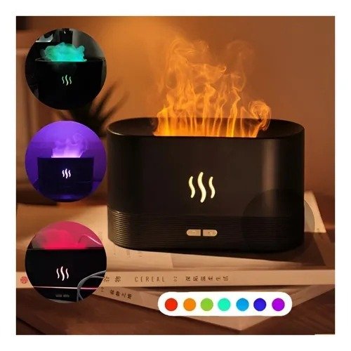 Producto - Humidificador Difusor Efecto Fuego De Colores Led - 4