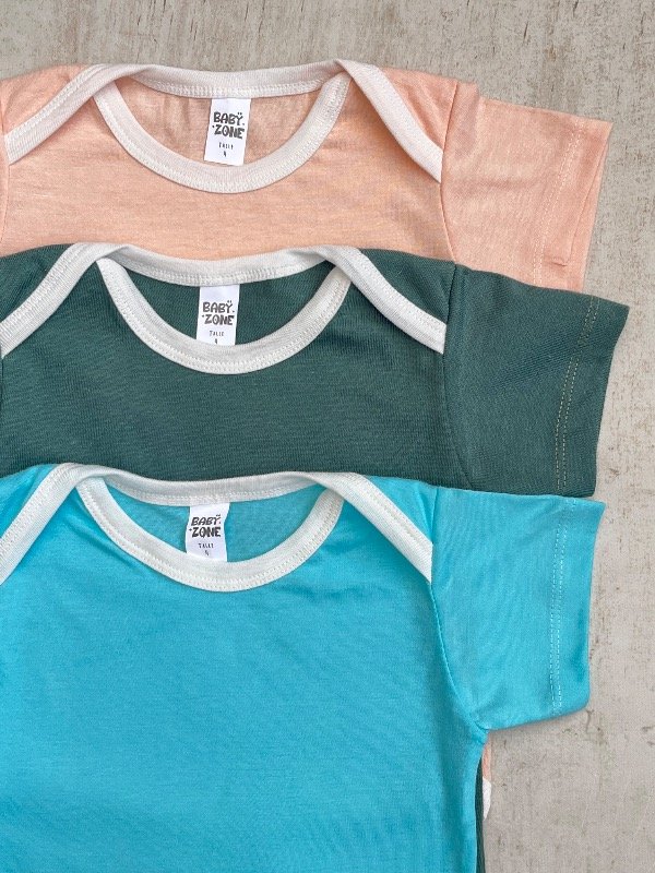 Producto - Body jersey liso 12/24M x3 unid - 0