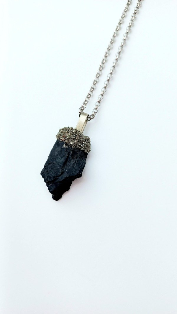 Producto - Collar de Shungita con Pirita