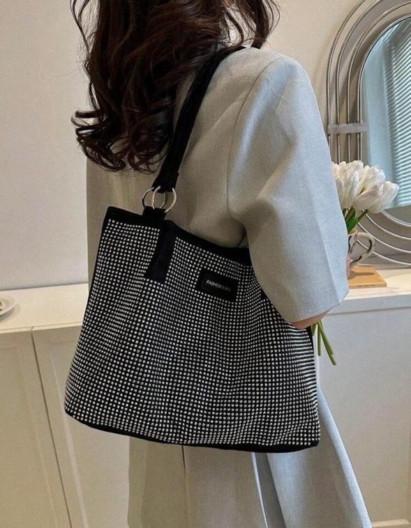 Producto - Bolso bags con strass NEGRO brillos