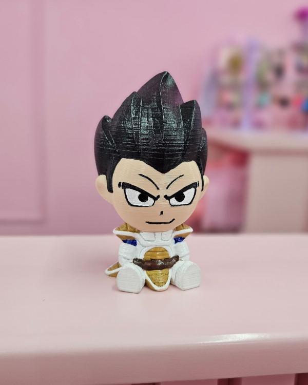Producto - Figura Chibi Vegeta 3D (Marca Fekso Store)