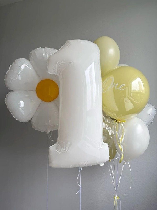 Producto - GLOBO NUMERO 32" BLANCO MATE