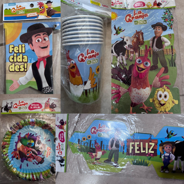 Producto - LA GRANJA DE ZENON - Artículos para Cumpleaños -