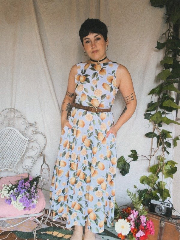 Producto - Vestido Nelida Amelia "Limones" - 0