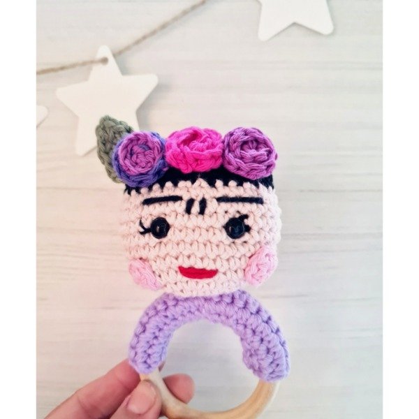 Producto - Patrón Llavero-sonajero Frida - 2