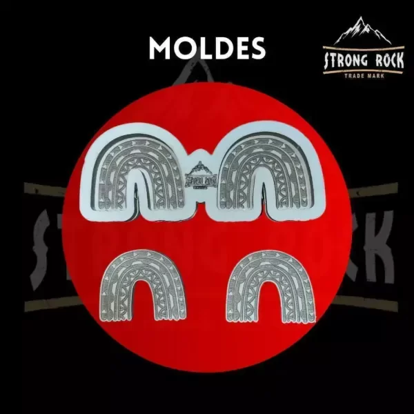 Producto - MOLDE TRIPLE ARCO IRIS NORDICO.MEDIDA 14X7