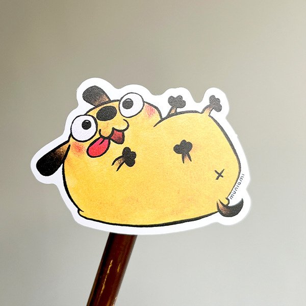 Producto - Sticker vinilo - Perritos - Patas arriba
