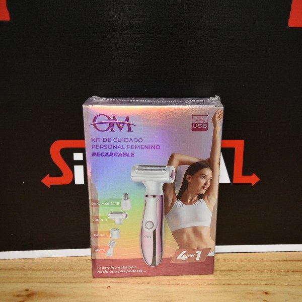 Producto - DEPILADORA AFEITADORA RECARGABLE OM-6028