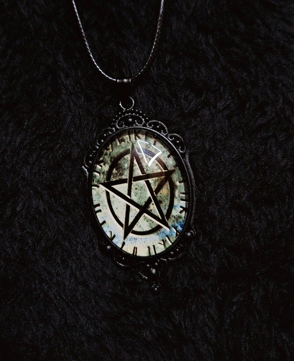 Producto - Collar Camafeo Pentagrama - 2