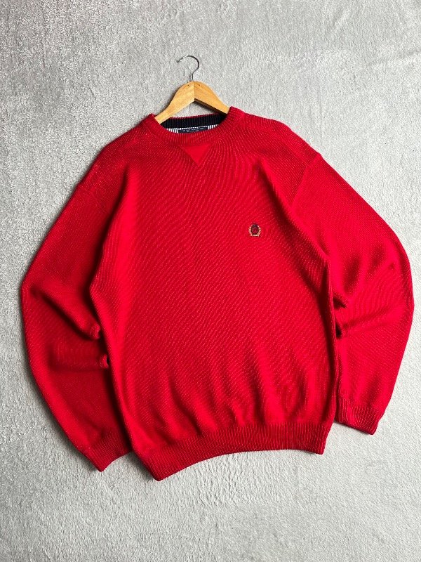 Producto - SUETER TOMMY HILFIGER VINTAGE ROJO (M)
