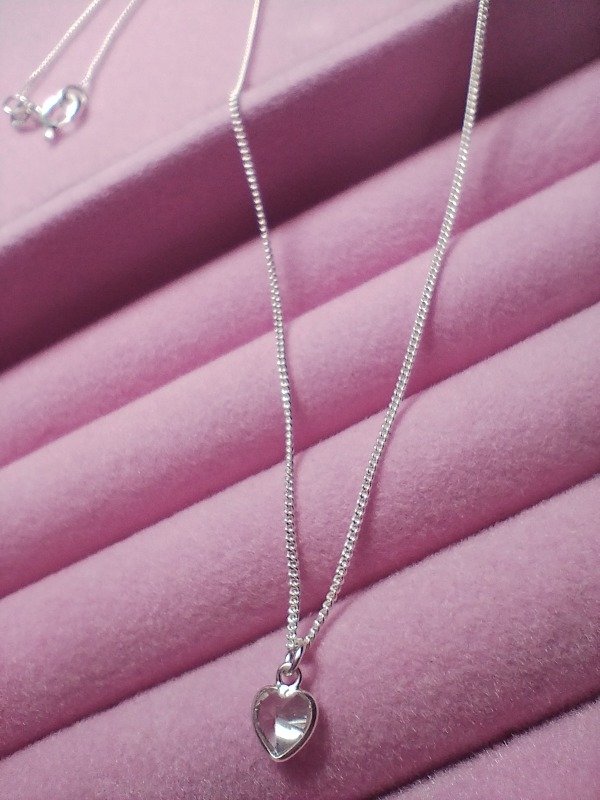 Producto - Cadena corazón cubic