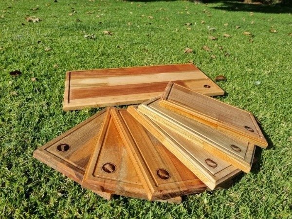 Producto - Combo de Tabla de Asado + 6 platos de Eucalipto - Envío gratis