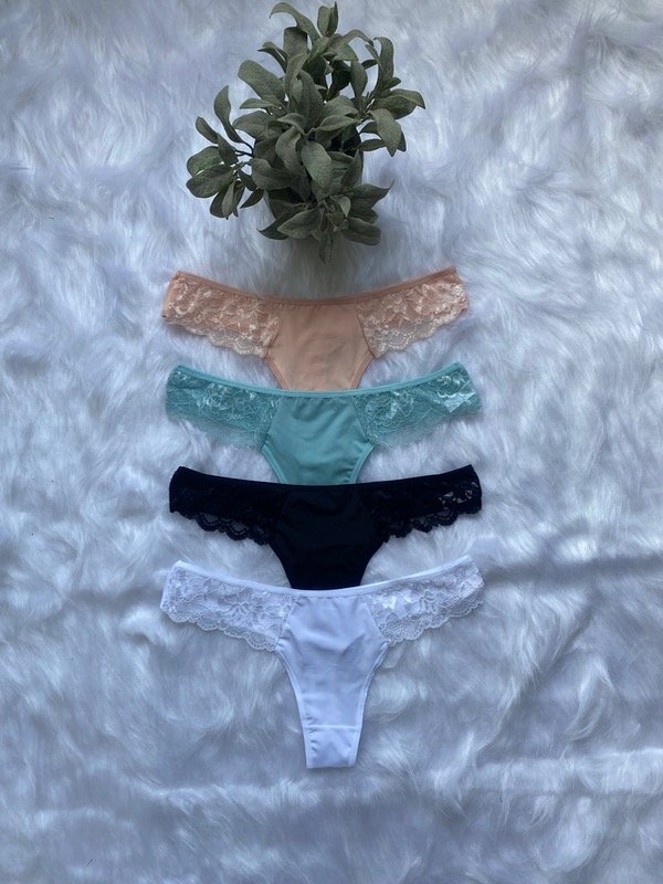 Producto - Colaless de Lycra con puntilla (Calidad Premium) Pack por 12