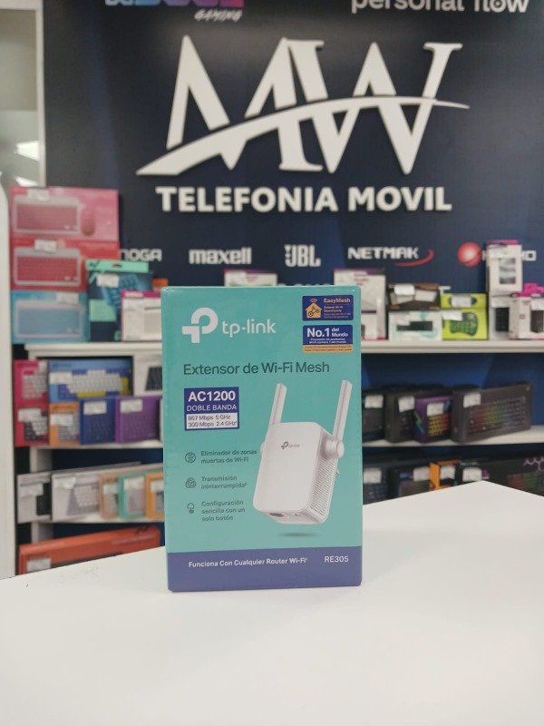 Producto - Extensor de Rango WIFI TP-LINK 1200Mbps TL-RE305