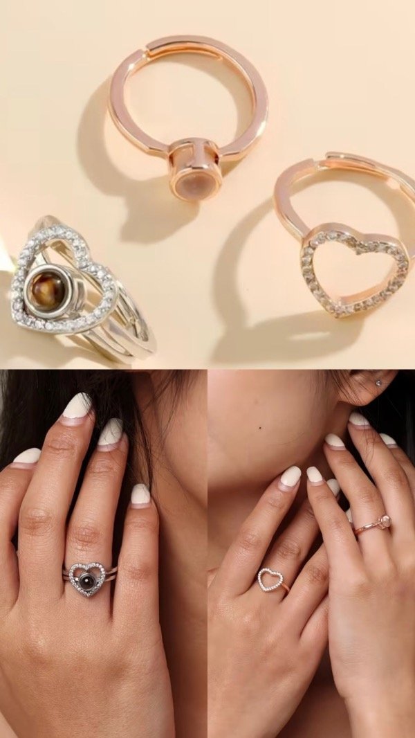 Producto - Anillo foto proyección apilable