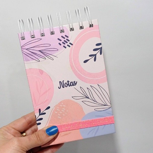Producto - Anotador 10x15cm Rosa y Lila - 0
